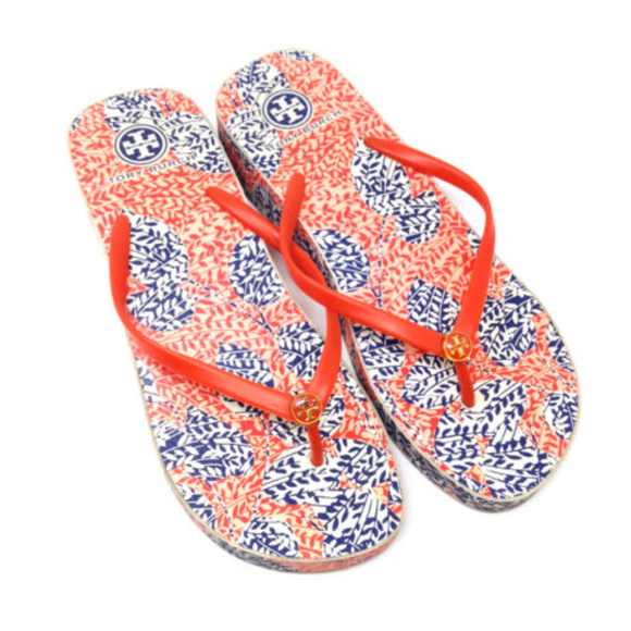 tory burch thandie wedge flip flops